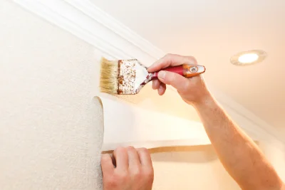 Pose de papier peint à Espinasse — revêtements muraux et toiles de verre